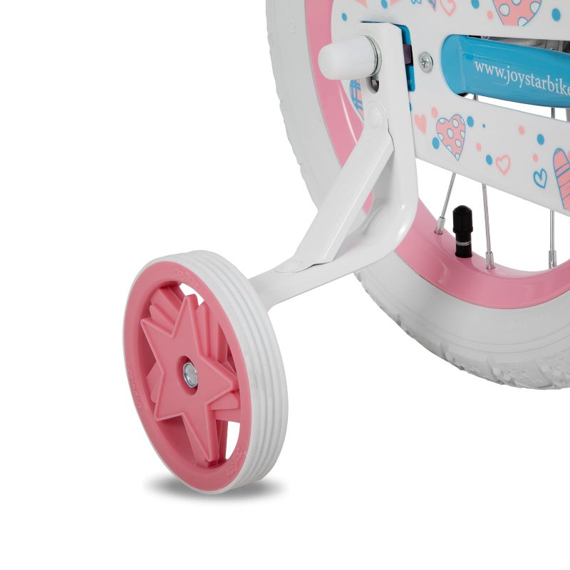 JOYSTAR 14 Inch Girls Bike Toddler Bike for 3 4 5 Years Old Girl 14" Kids Bikes for Ages 3-5 yr with Training Wheels and Basket Children's Bicycle in Blue - Image 5